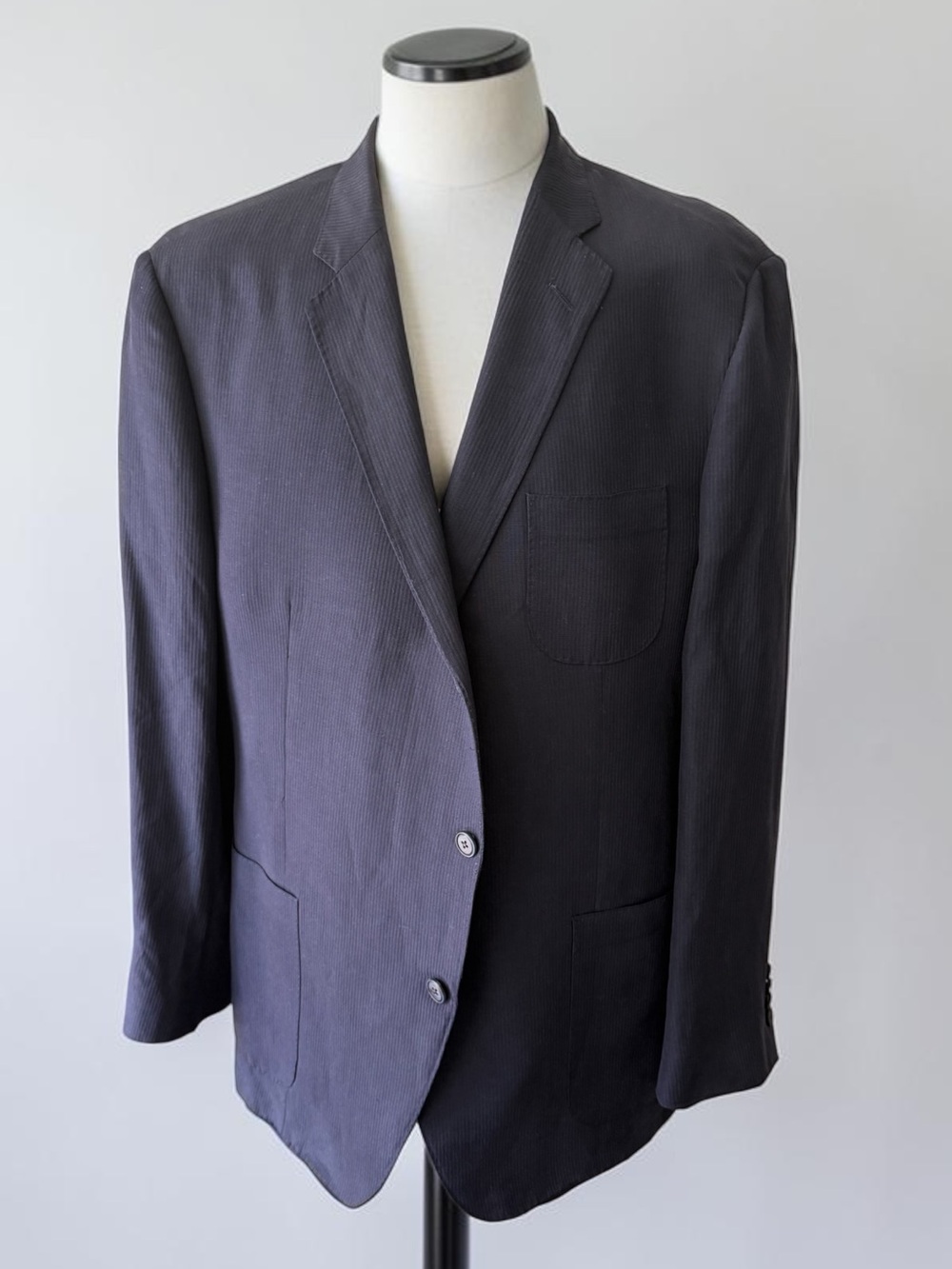 PAUL STUART Linen Silk Unlined 3-button Sport Coat Jacket Size 48 Tall/ Long